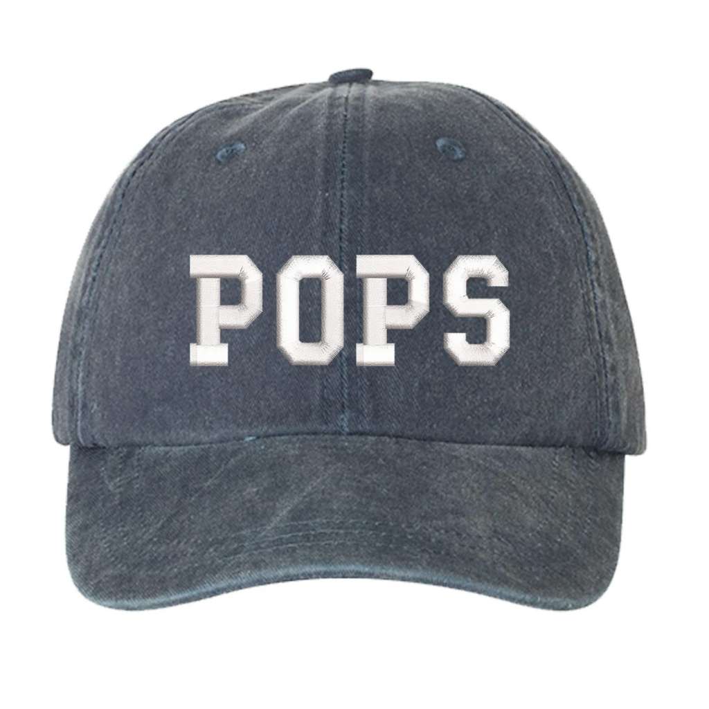 POPS Washed Baseball Hat