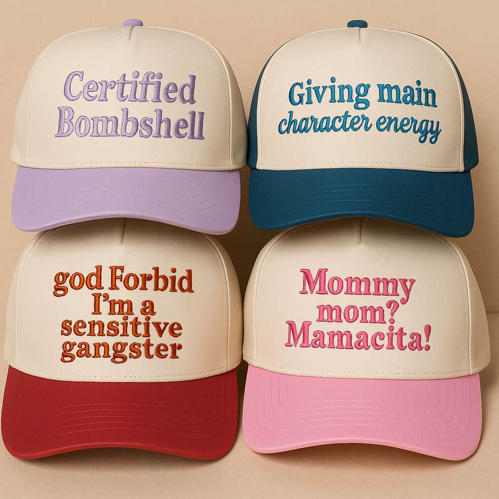Funny Love Island Catchy phrases on hats - DSY Lifestyle