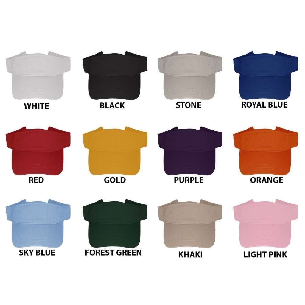 Color Chart for Visors for DSY Lifestyle
