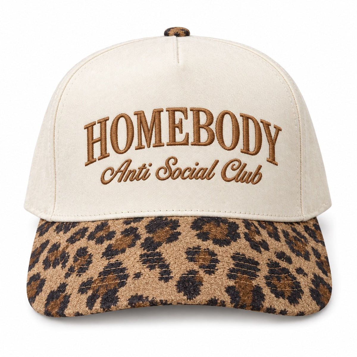 Leopard Brim Trucker Hat