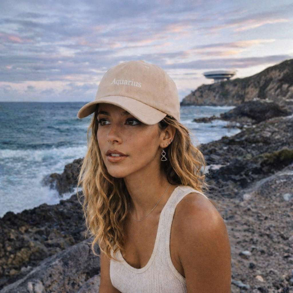 Aquarius – Embroidered Baseball Hat