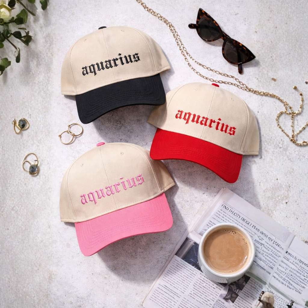 Aquarius Two-Tone Baseball Hat
