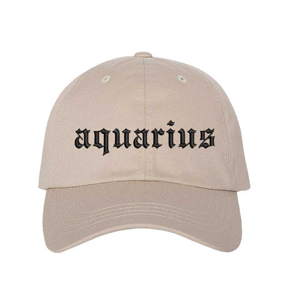 Stone Aquarius Baseball Hat, a zodiac statement hat for expressive personalities and everyday standout style. DSY Lifestyle.
