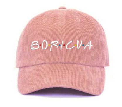 Boricua Corduroy Baseball Cap - Vintage Corduroy Baseball Hat