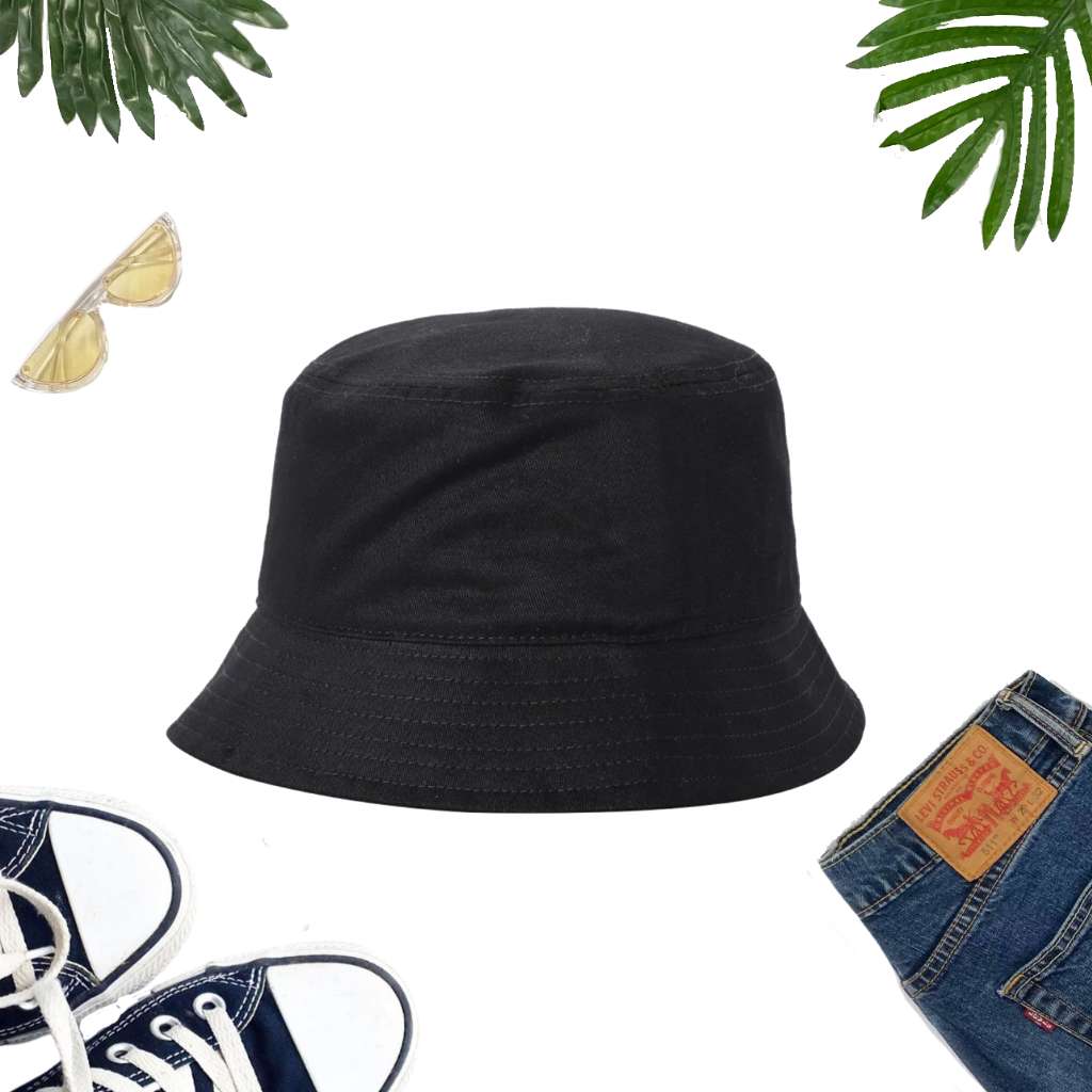Classic Black Bucket Hat - DSY Lifestyle