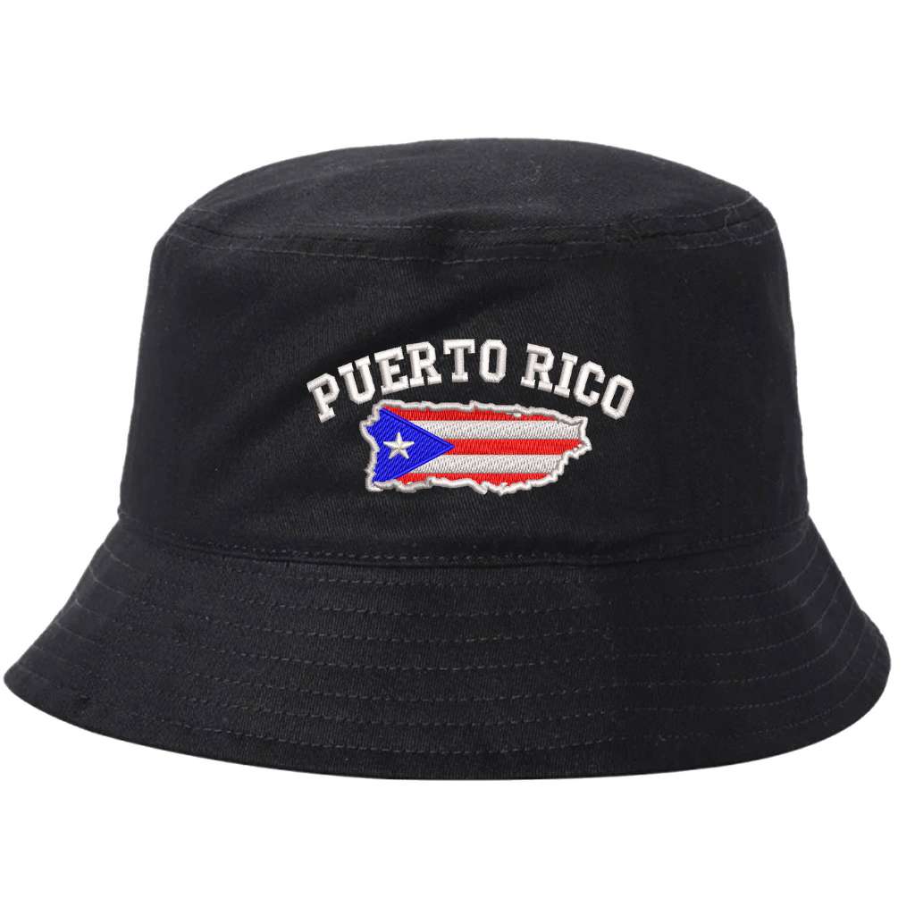Puerto Rico Flag Map Baseball Hat