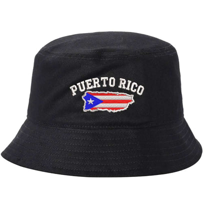 Puerto Rico Flag Map Baseball Hat
