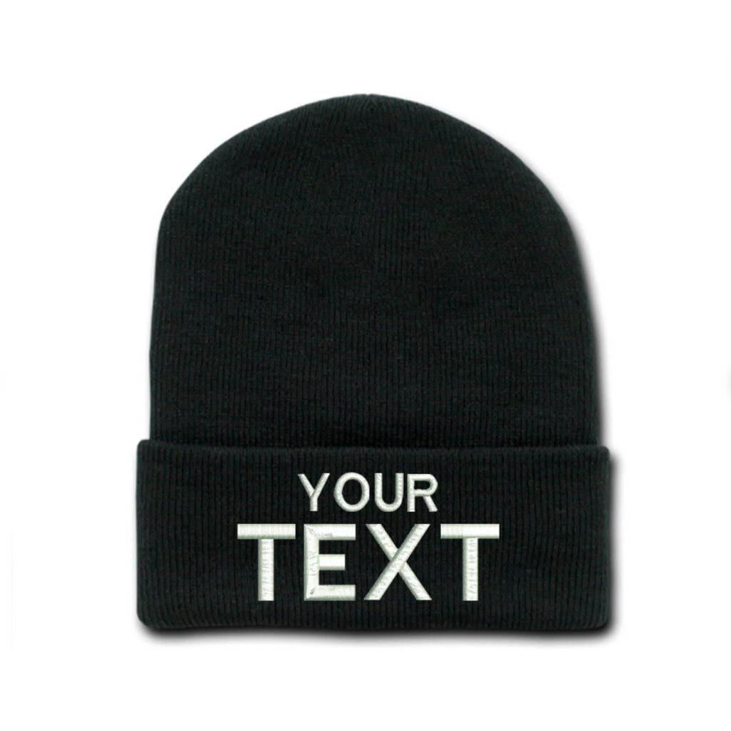 Custom Beanie | Custom Your Text Here Beanie Cap