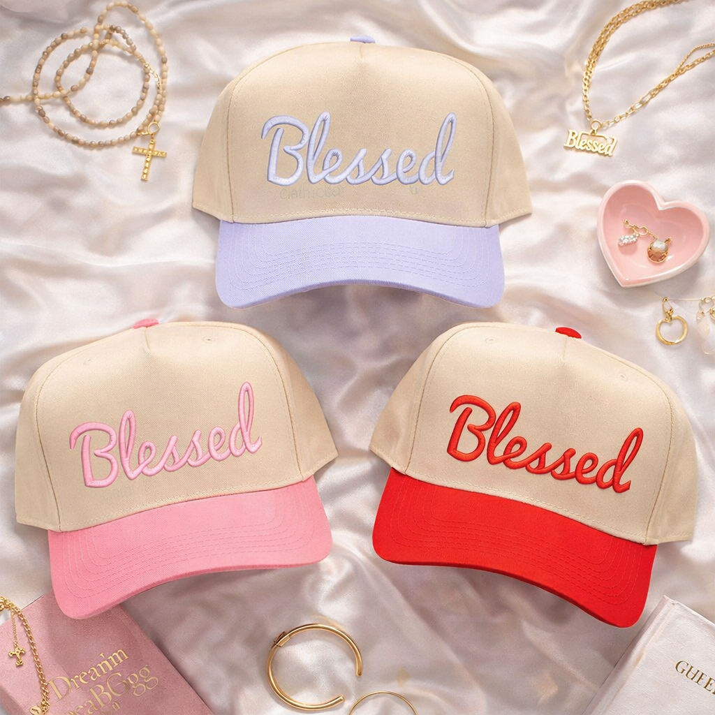 Easter Blessed embroidered baseball hats - DSY Lifestyle