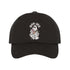 Black baseball hat embroidered with a Boojee Ghost for Halloween- DSY Lifestyle