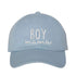 Sky Blue baseball Cap embroidered with Boy Mama in the front - DSY Lifestyle