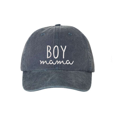 Boy Mama Washed Baseball Hat
