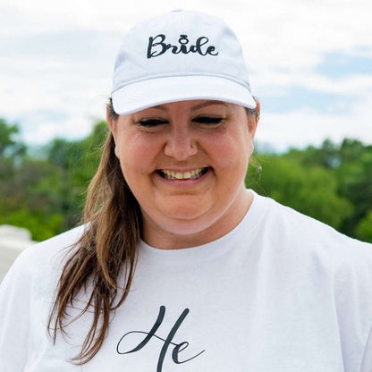 Bride &amp; Groom Baseball Hat Set