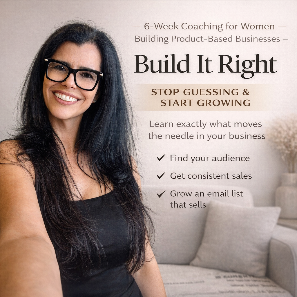 Build It Right — 6-Week Product Business Coaching Program for Beginners