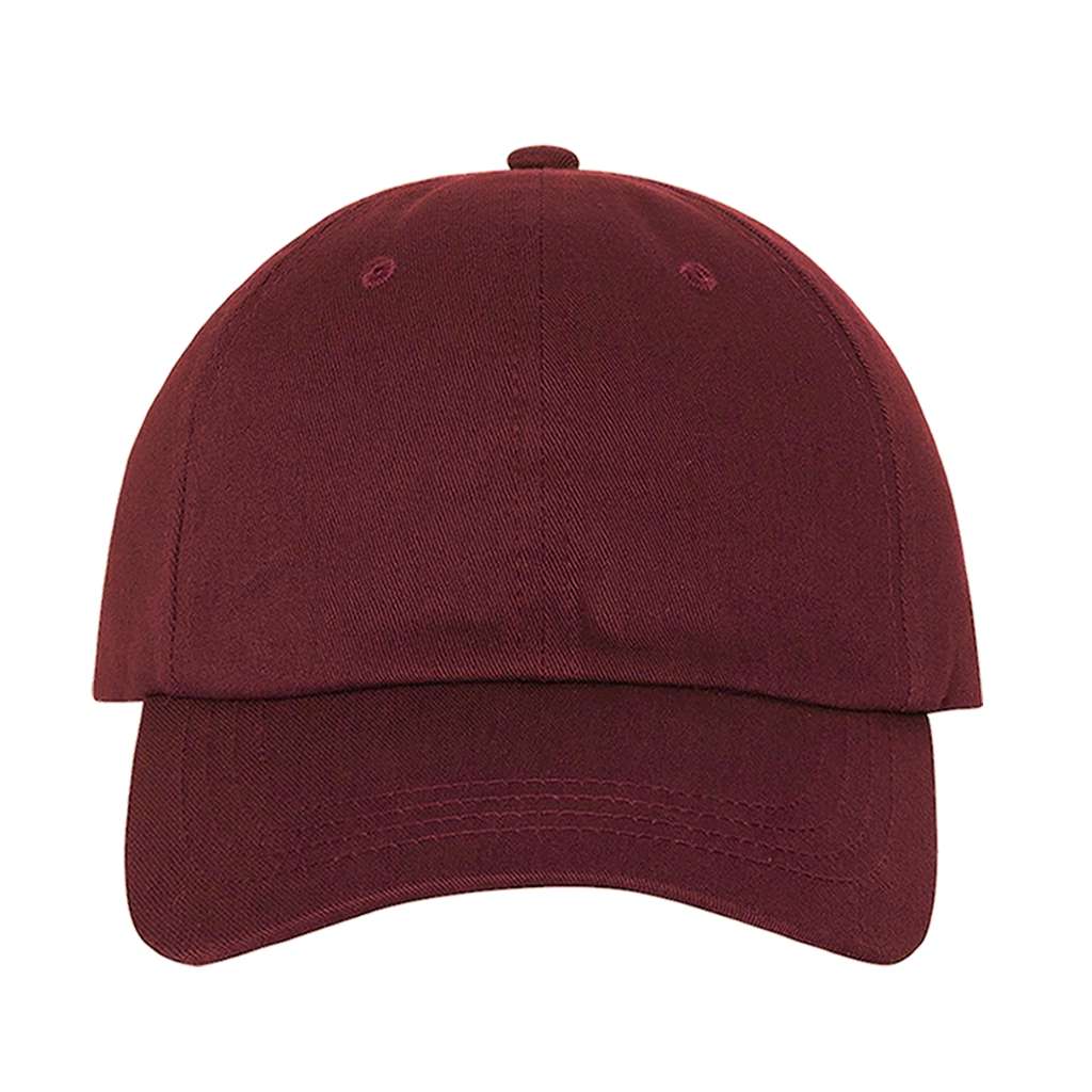 Burgundy Classic Baseball Cap - DSY Lifestyle Baseball Hats