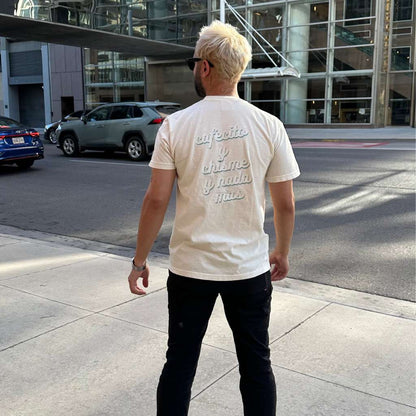Cafecito &amp; Chisme Washed Unisex Tshirt