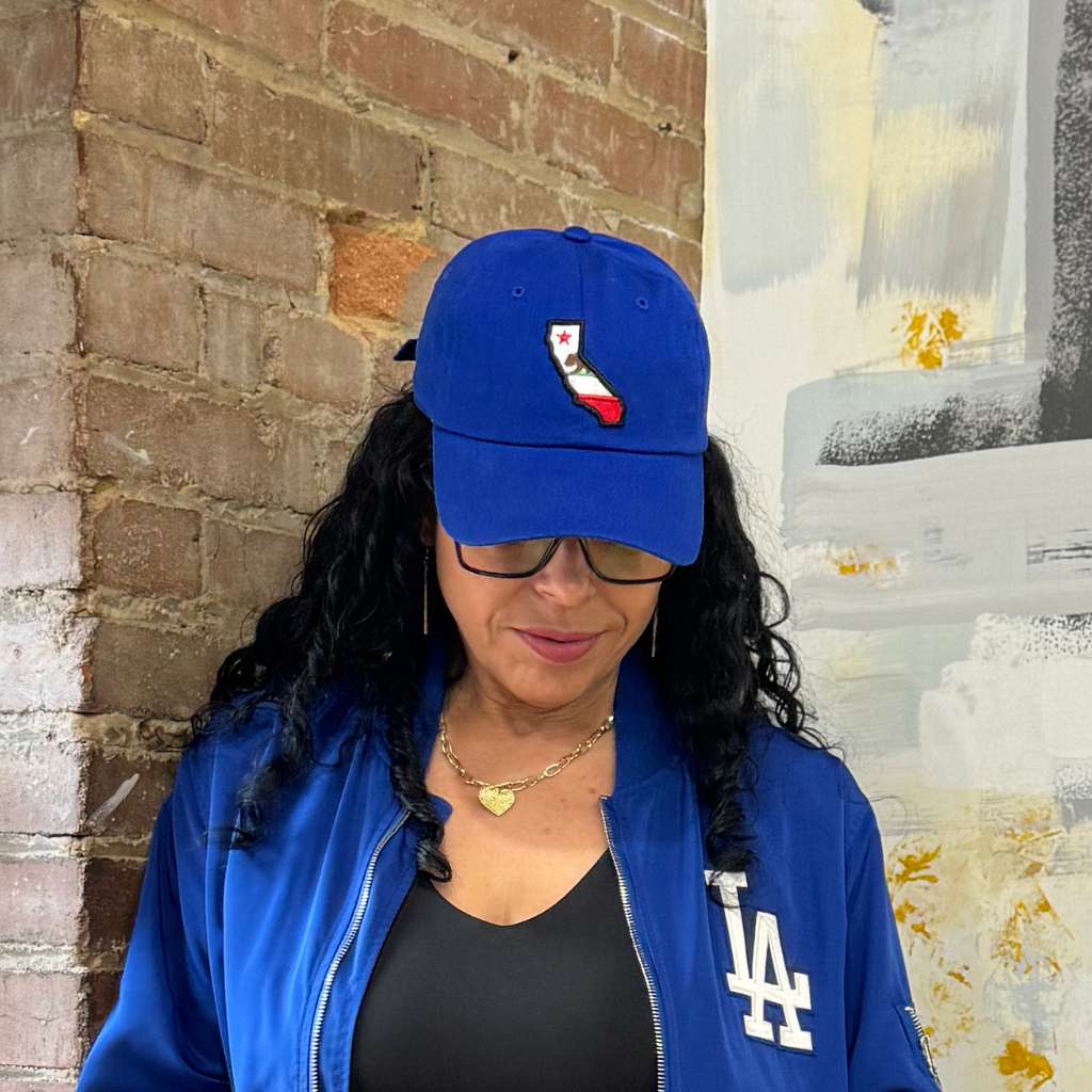 California Map Baseball Hat