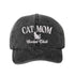 Black Cat Mom Social Club Washed Statement Baseball Hat – a washed, relaxed-fit statement cap designed for everyday comfort and real-life moods. Trendy, adjustable, and effortlessly stylish. - DSY Lifestyle