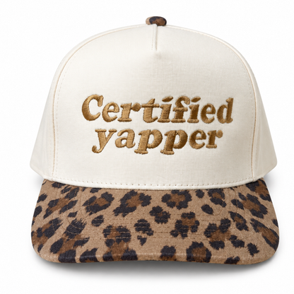 Leopard Brim Trucker Hat