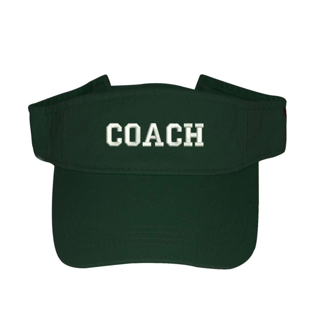 Forrest Green visor embroidered with Coach - DSY Lifestyle