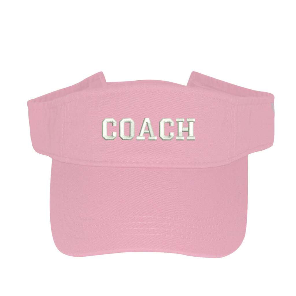 Light Pink visor embroidered with Coach - DSY Lifestyle