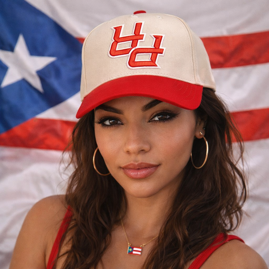 PR Upside Down Two Tone Baseball Hat