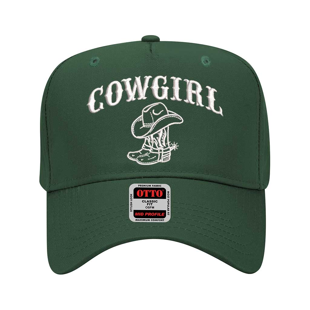 Cowgirl Boots 5 Panel Baseball Hat