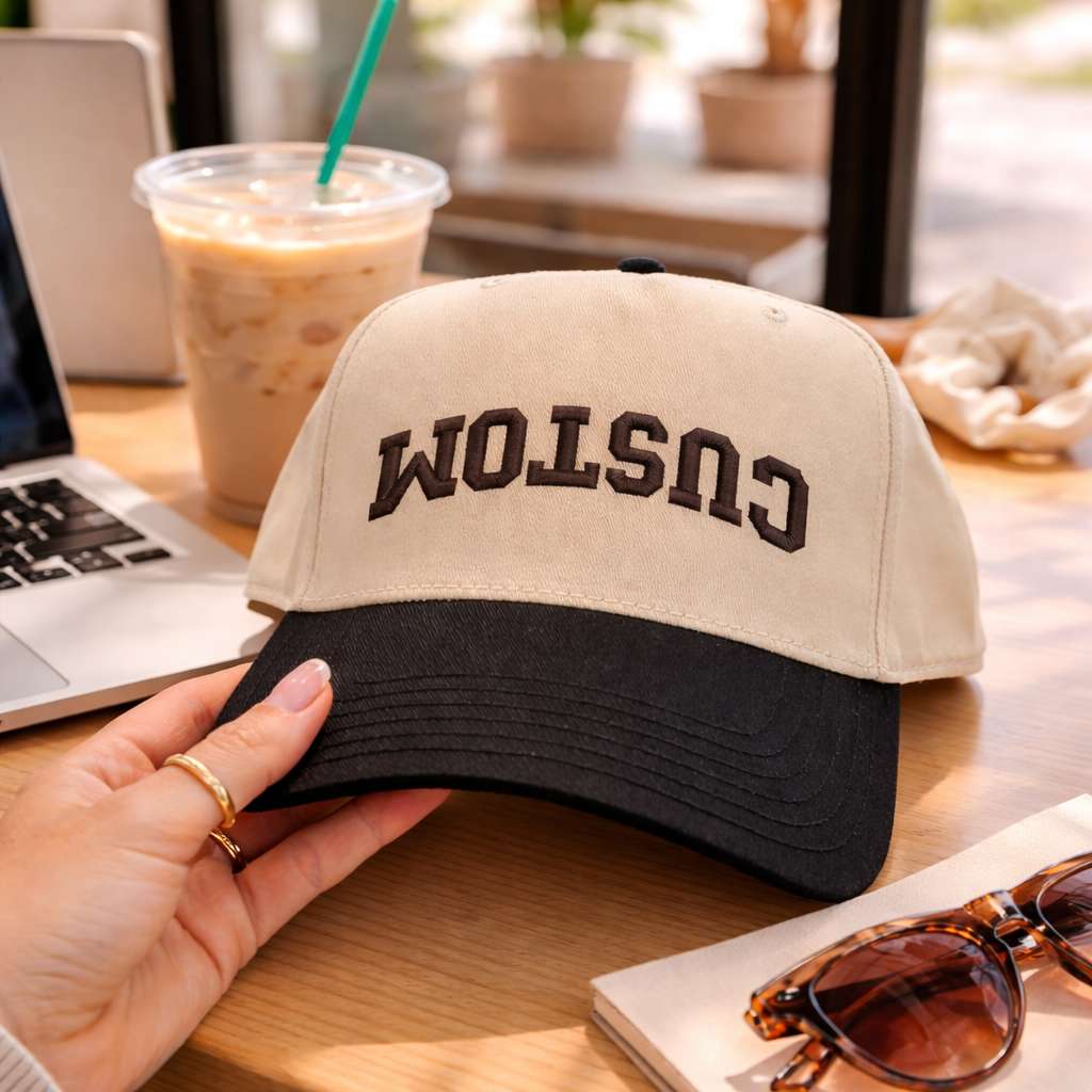 Custom Upside Down Text Hat – Personalized Varsity Baseball Cap