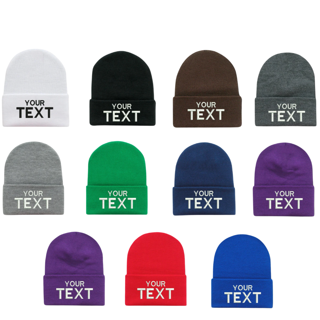 Custom Beanie | Custom Your Text Here Beanie Cap