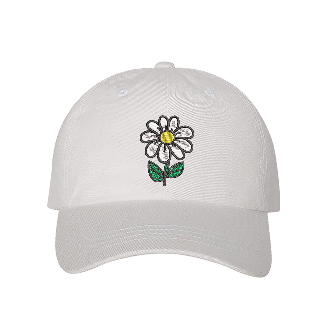 Daisy Flower Baseball Hat - Spring Flower Baseball Cap