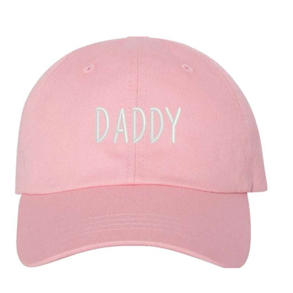 Light Pink Baseball Hat embroidered with Daddy - DSY Lifestyle