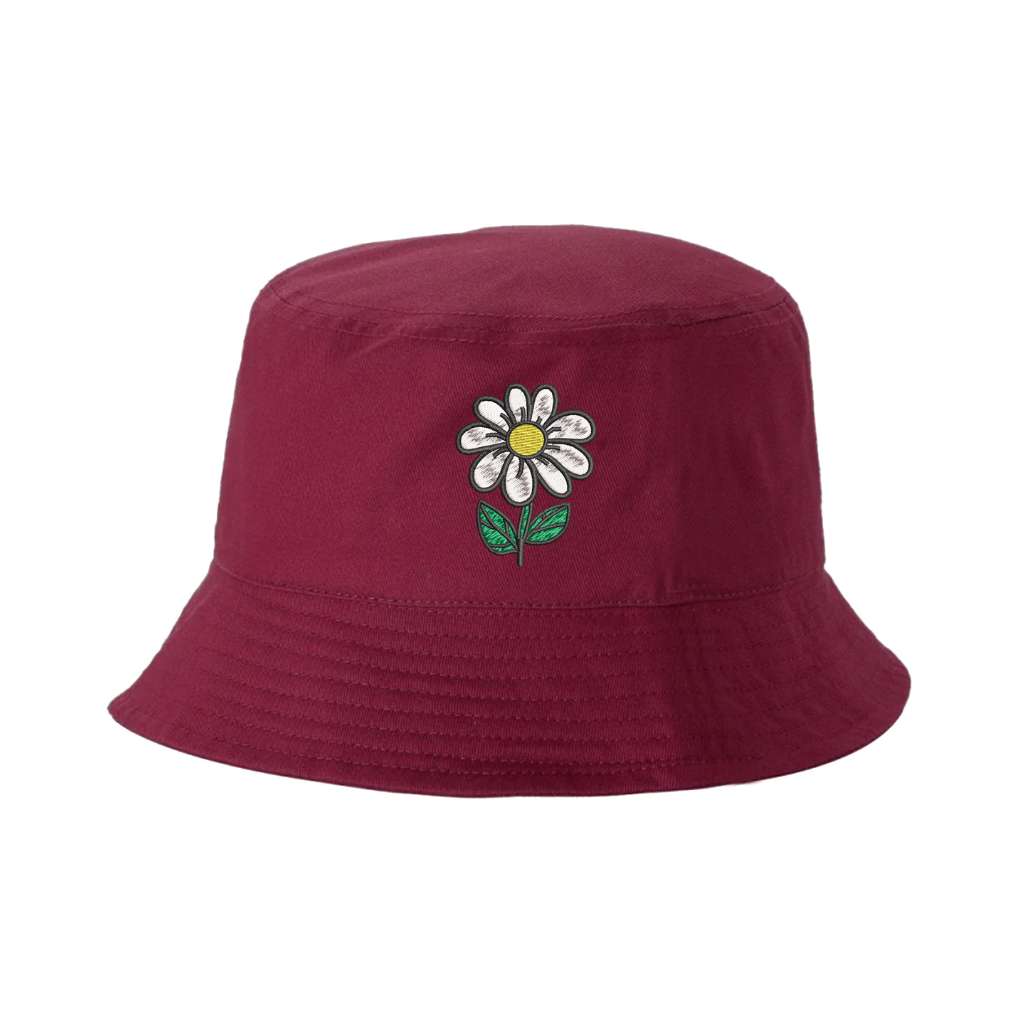 Daisy Stem Bucket Hat - Spring Bucket Hat