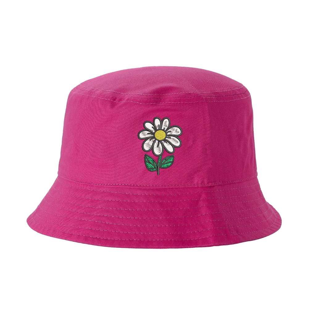 Daisy Stem Bucket Hat - Spring Bucket Hat