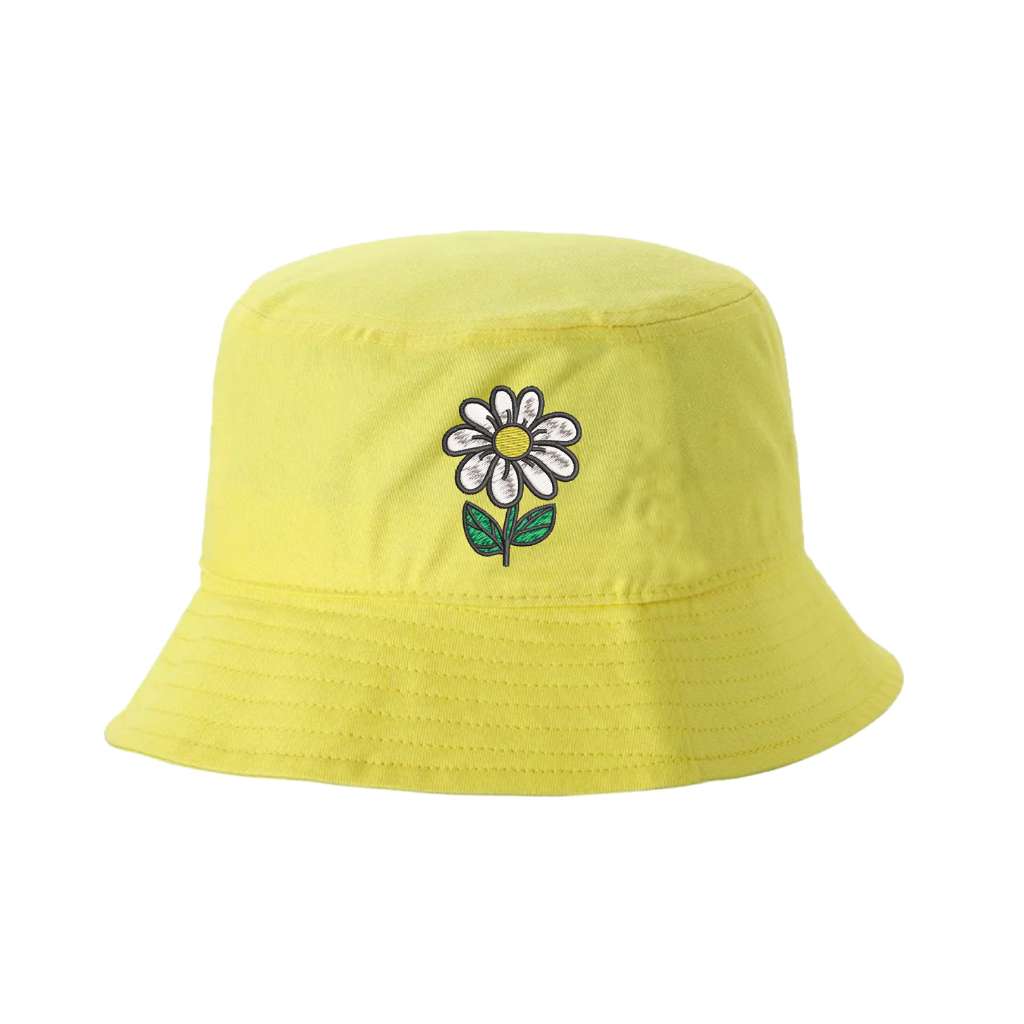 Daisy Stem Bucket Hat - Spring Bucket Hat