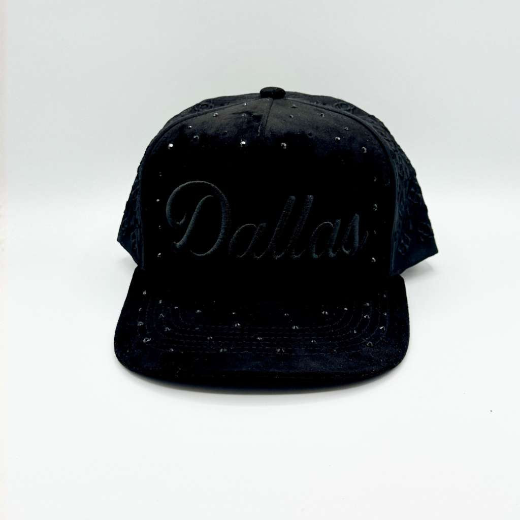 Dallas Suede Rhinestone Baseball hat