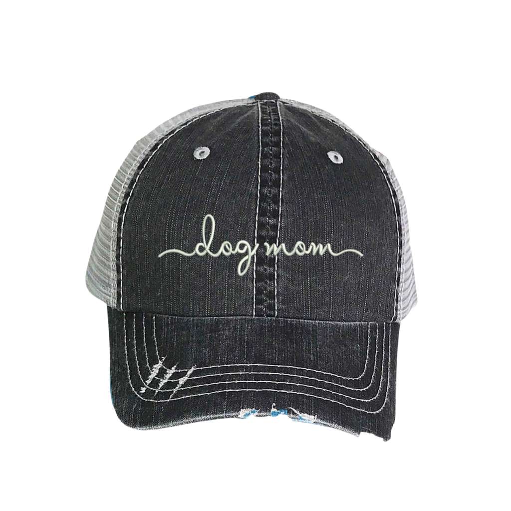 Dog Mom Black Trucker Hat -DSY Lifestyle