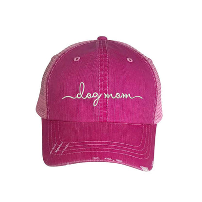 Dog Mom Hot Pink Trucker Hat -DSY Lifestyle
