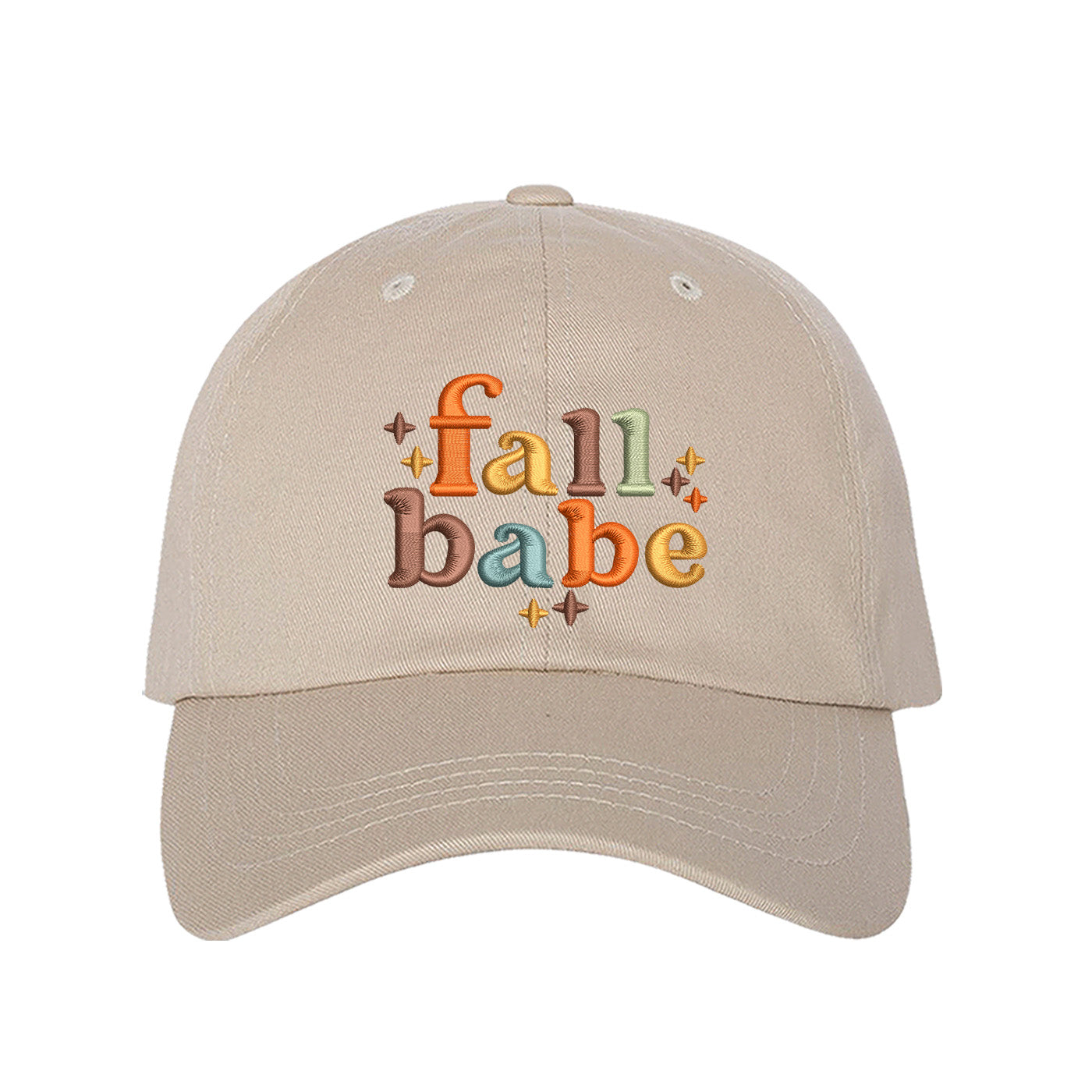 Stone Baseball cap embroidered with Fall Babe - DSY Lifestyle