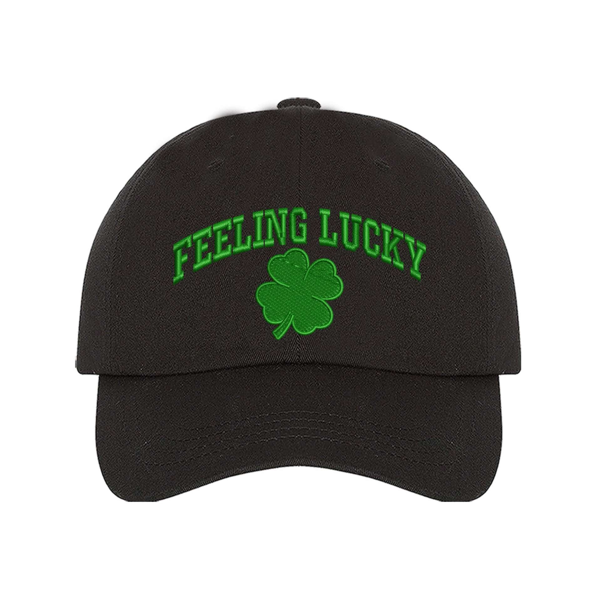 Black Baseball Hat Embroidered with the phrase &
