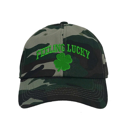 Camo Baseball Hat Embroidered with the phrase &
