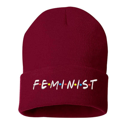 Cozy beanie beanie with Latina embroidered in white, perfect for winter warmth and showcasing latina pride - DSY Lifestyle