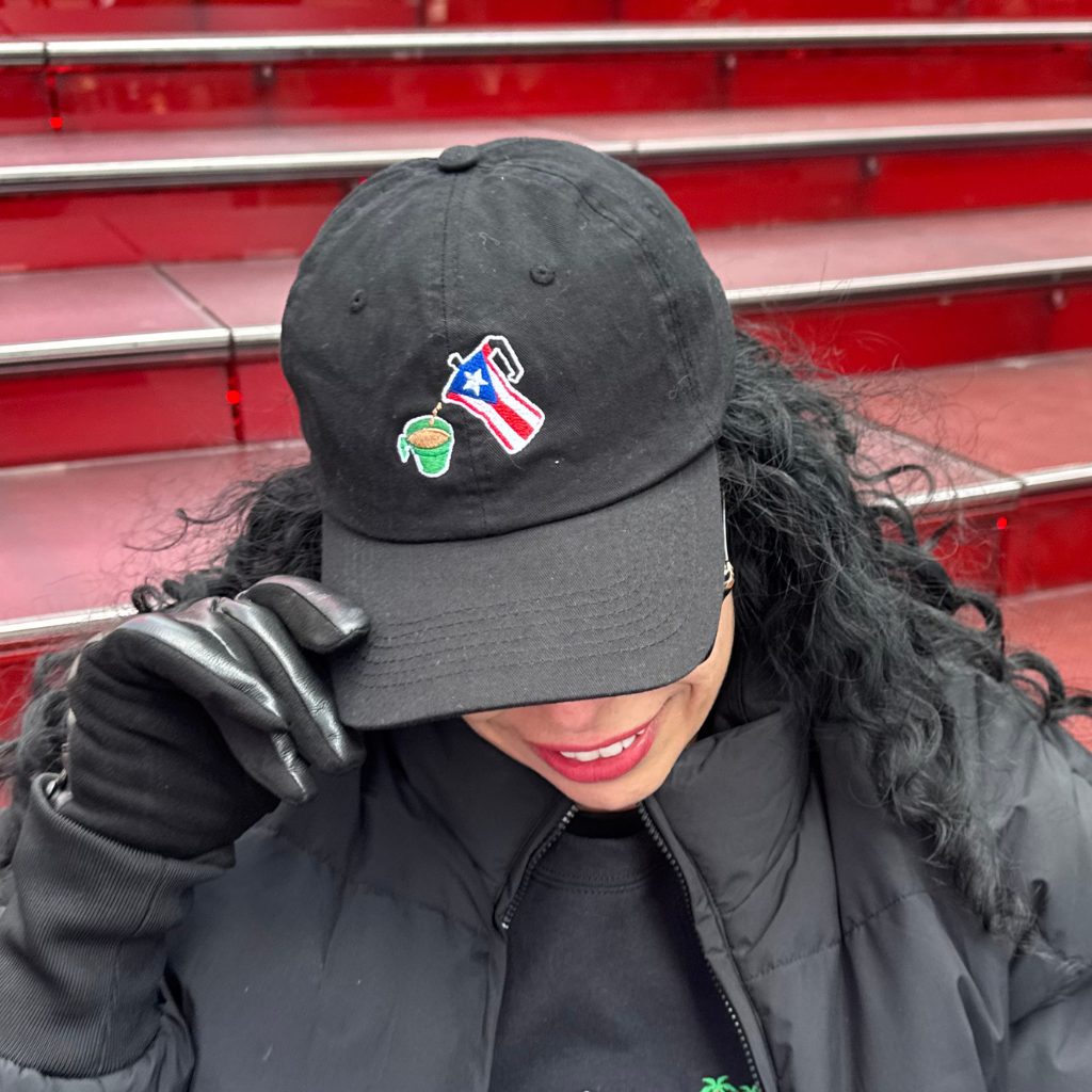 Greca & Café Nostalgia Embroidered Baseball Hat – Puerto Rican Baseball Cap