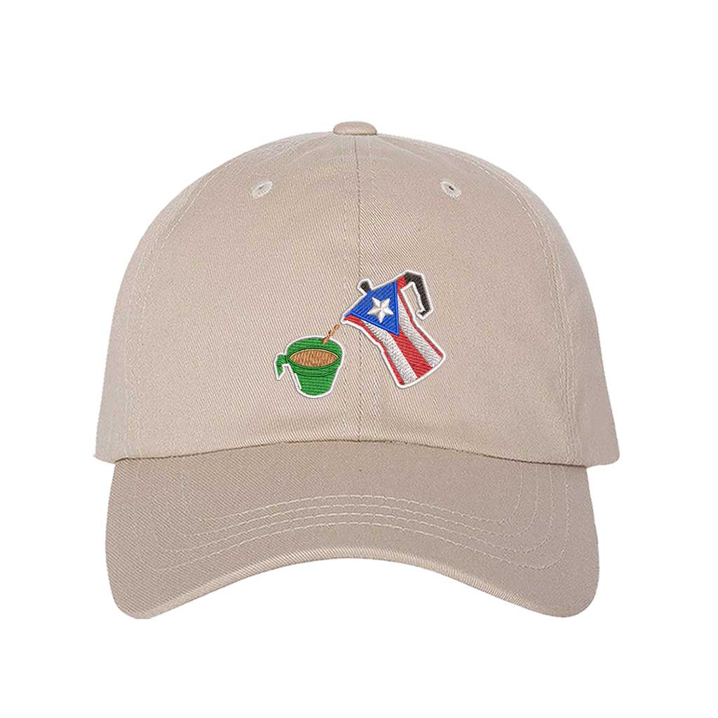 Greca &amp; Café Nostalgia Embroidered Baseball Hat – Puerto Rican Baseball Cap
