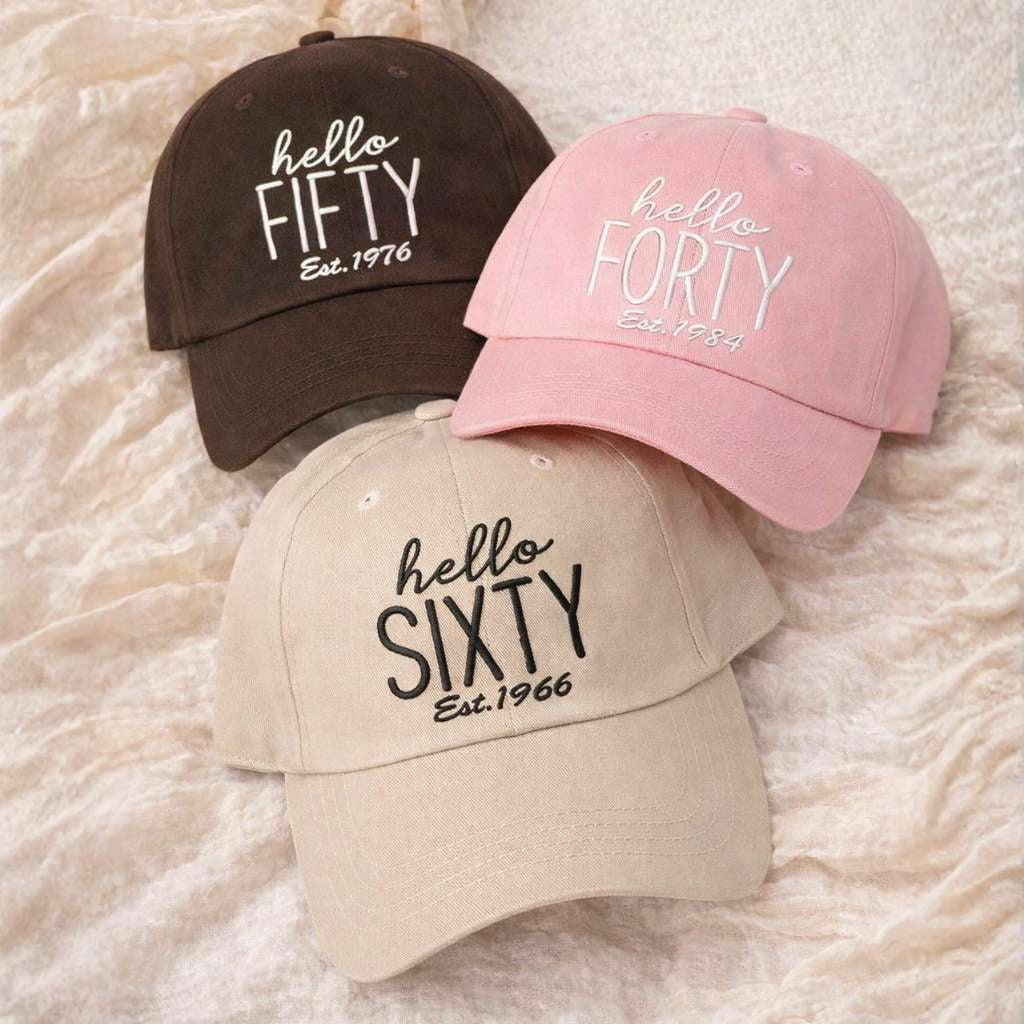 Hello Birthday Baseball Hat