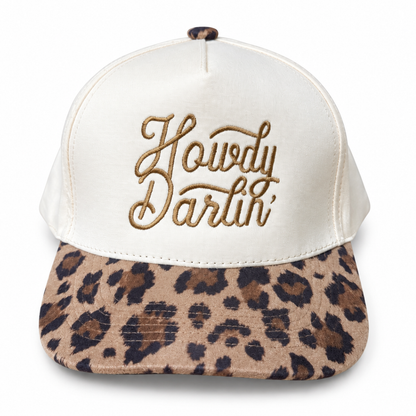 Leopard Brim Trucker Hat