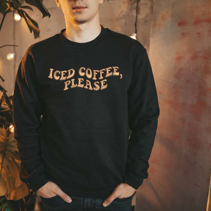 Iced Coffee Please embroidered sweatshirt - DSY Lifestyle