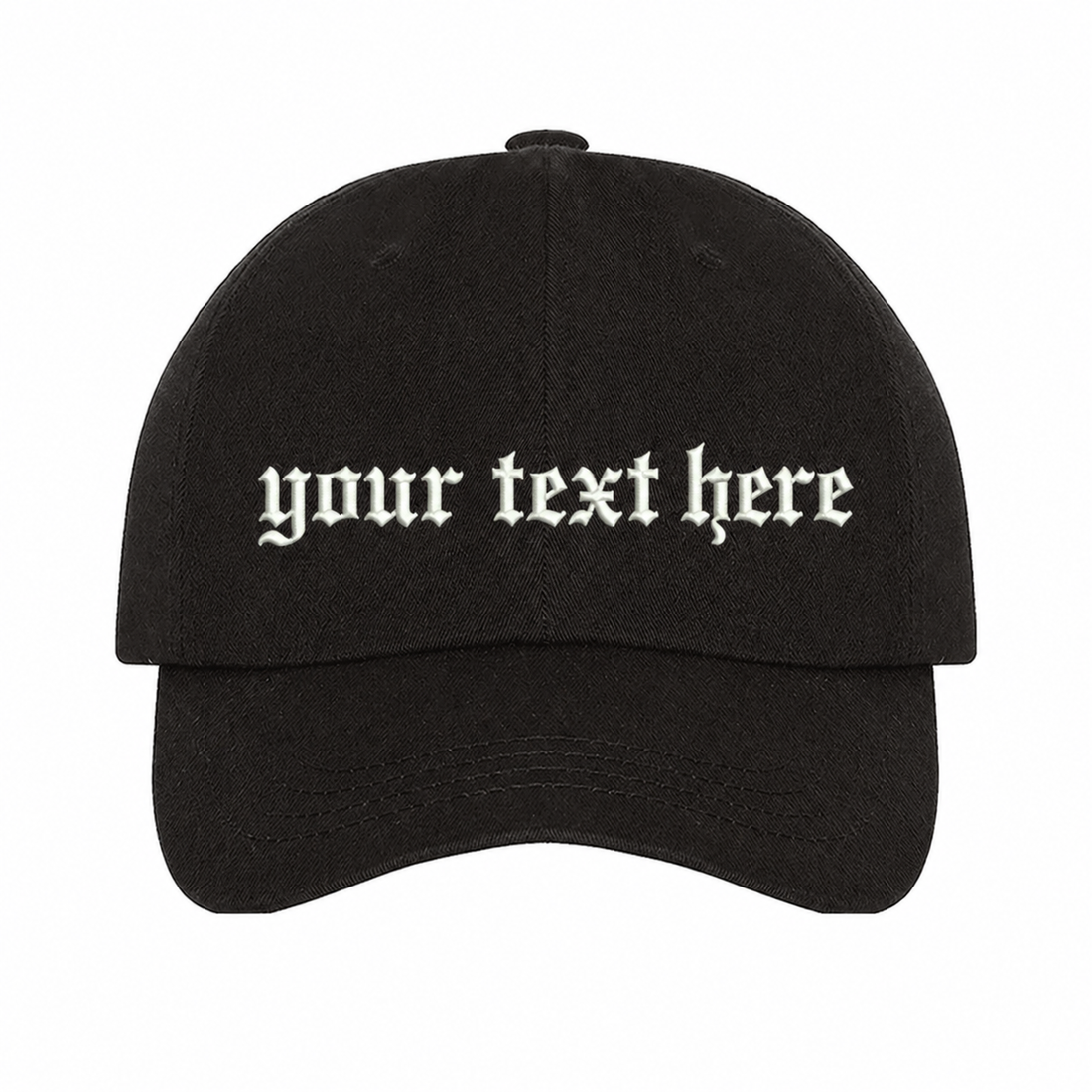 Custom Baseball Cap Old English