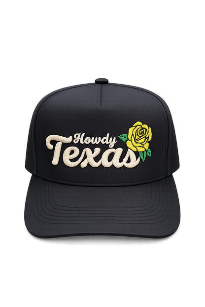 Howdy Texas Two-Tone Baseball Hat | Western Statement Hat for Women