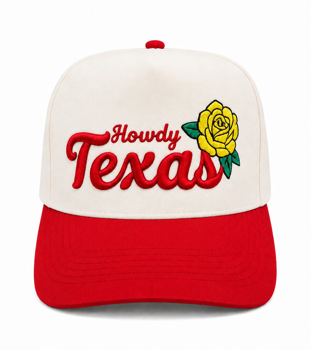 Howdy Texas Two-Tone Baseball Hat | Western Statement Hat for Women