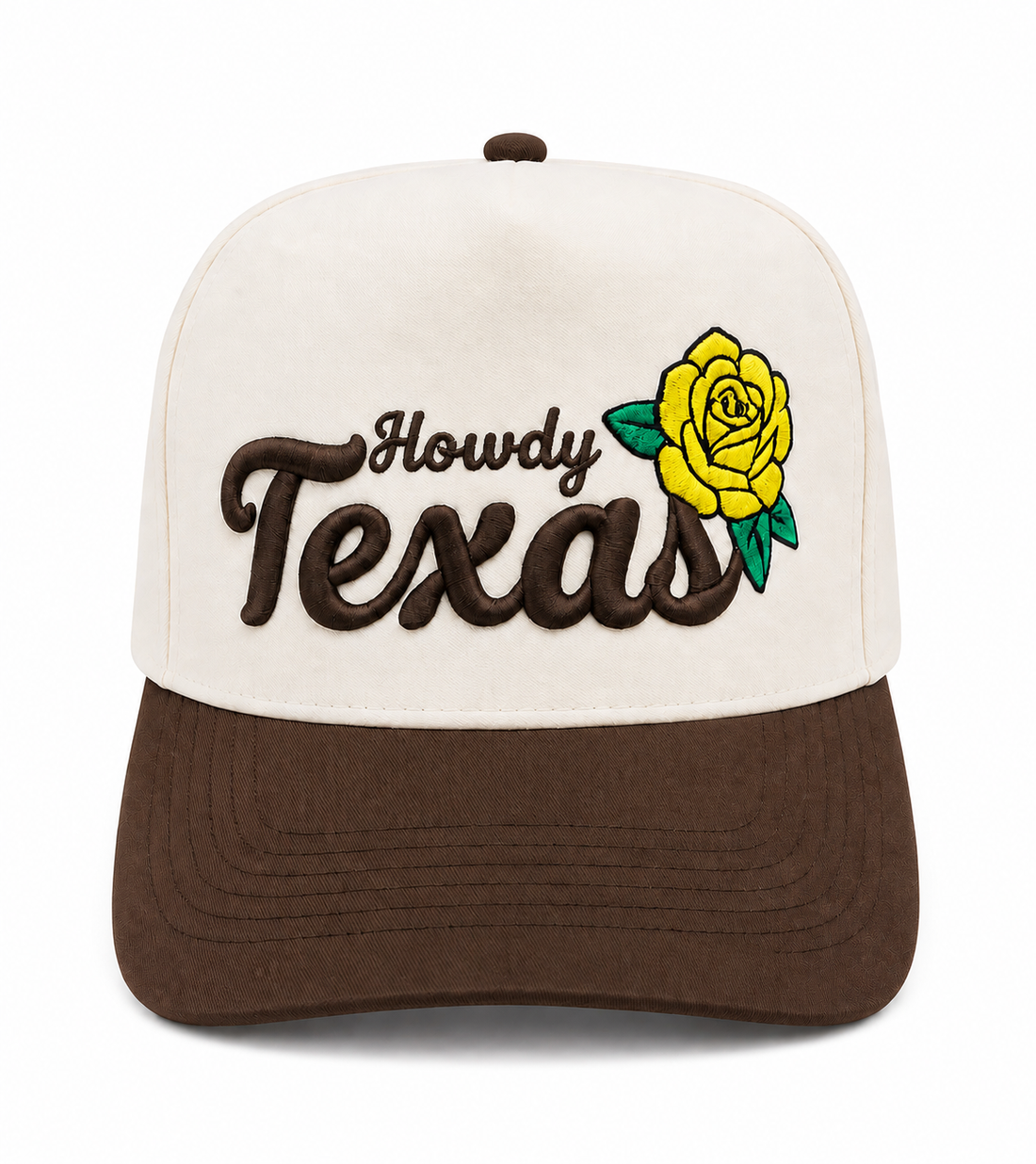 Howdy Texas Two-Tone Baseball Hat | Western Statement Hat for Women